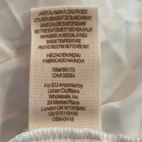 Free People Intimately Goldie White Ivory Ruffle Lace Bodysuit Tank Top - Picture 11 of 13